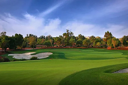 Golfové hřiště Earth Course - Jumeirah Golf Estates Spojené arabské emiráty